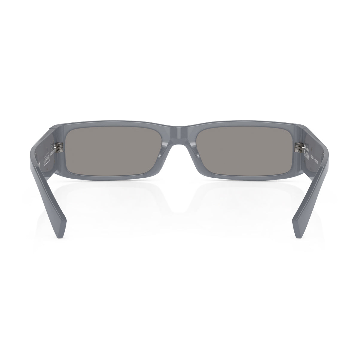 Rectangular Light Grey & Silver Sunglasses