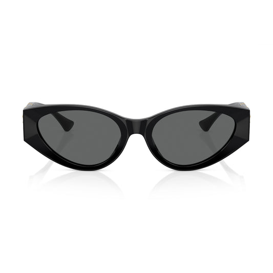 Cateye Dark Grey & Black Sunglasses