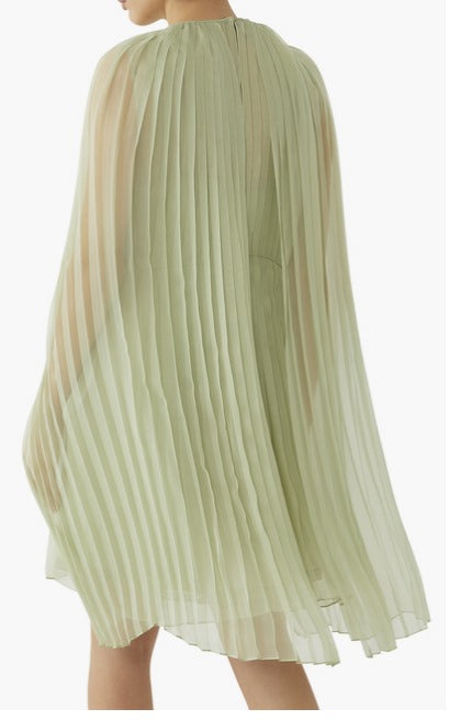 Silk Pleated Dress