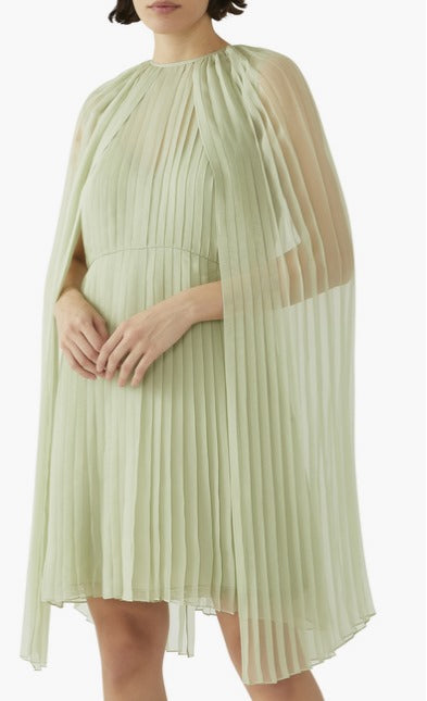 Silk Pleated Dress